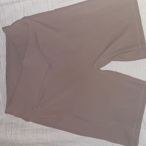 Women's tan biker shorts